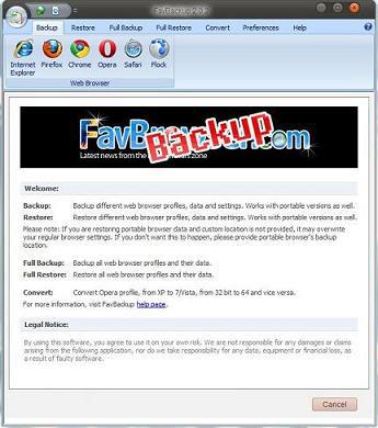 FavBackup 2.1.3